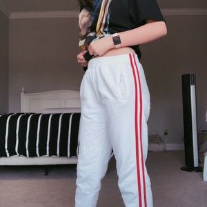brqndy melville white rosa sweatpants